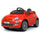 Macchina Elettrica per Bambini 12V con Licenza Fiat 500 Rossa