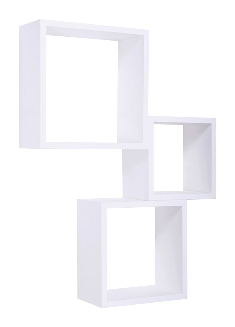 Set 3 Mensole da Parete Cubo in Fibra di Legno Incubo Bianco – acquista su  Giordano Shop