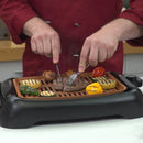 Bistecchiera Grill Elettrico 1250W Barbecue Senza Fumo Mediashopping Master Copper-3
