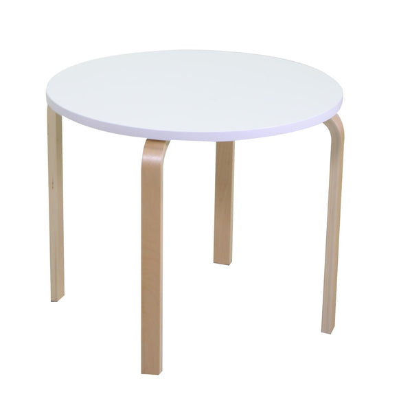Tavolino Rotondo Ø60xh50 cm in Legno Bianco online