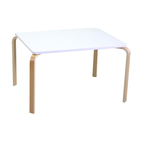 prezzo Tavolino Rettangolare 80x60xh50 cm in Legno Bianco