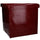 Pouf Contenitore 30x30xh30 cm in Similpelle Rosso