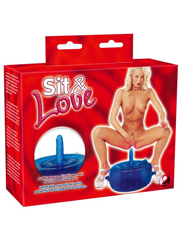 Sit e Love Cuscino Gonfiabile Blu-3