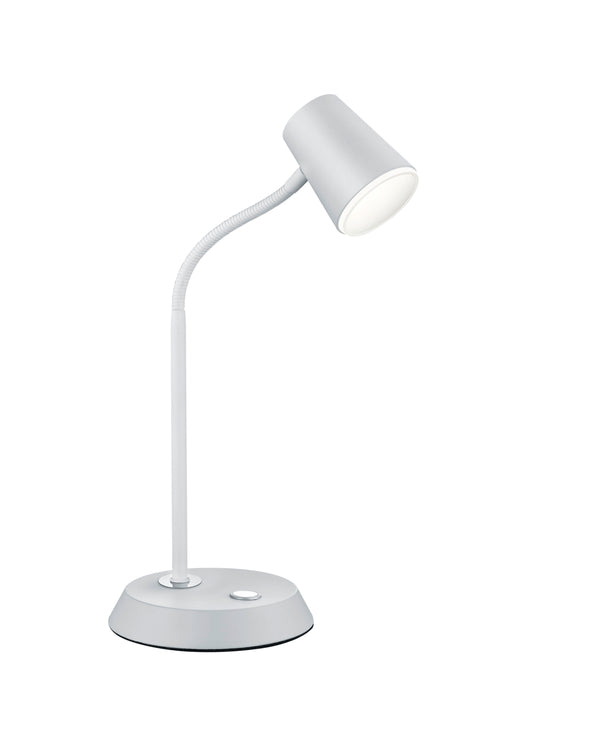 Lampada tavolo da Interno a LED in Metallo Bianco Opaco online