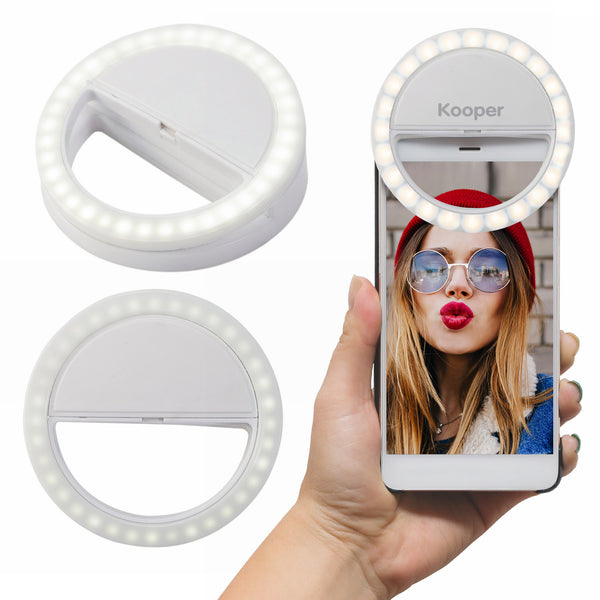 acquista Lampada a LED Portatile per Selfie Tik Tok Youtube Kooper Ring Light
