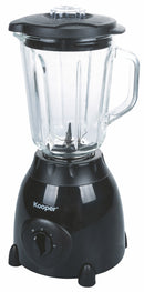 Frullatore Elettrico 500W Bicchiere 1,5 Litri 2 Velocità Kooper Nero-1