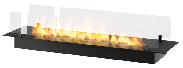 Bruciatore a Bioetanolo da Incasso 120x32x15 cm Insert Black 1200 Nero con Vetro acquista