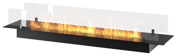 Bruciatore a Bioetanolo da Incasso 150x32x15 cm Insert Black 1500 Nero con Vetro sconto