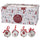 Set 14 Palle di Natale Ø7,5 cm in Polyfoam con Box Alberi e Stella di Natale