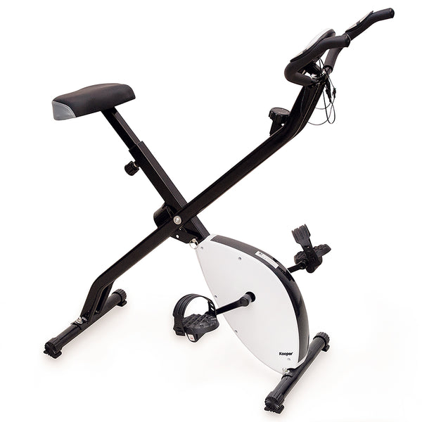 acquista Cyclette Magnetica Pieghevole con Display Kooper  Nero e Bianco