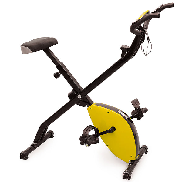 Cyclette Magnetica Pieghevole con Display Kooper  Nero e Giallo online