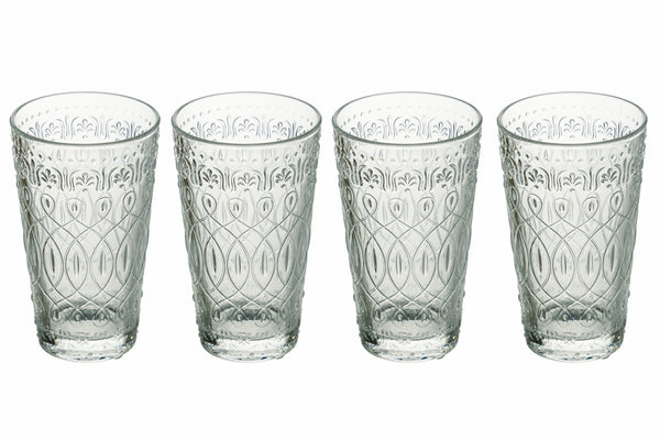 Set 4 Bicchieri Bibita 385 ml in Vetro VdE Tivoli 1996 New Marrakech online