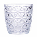 Set 6 Bicchieri Acqua in Vetro 300 ml Villa d'Este Home Tivoli Geometrie Clear-9
