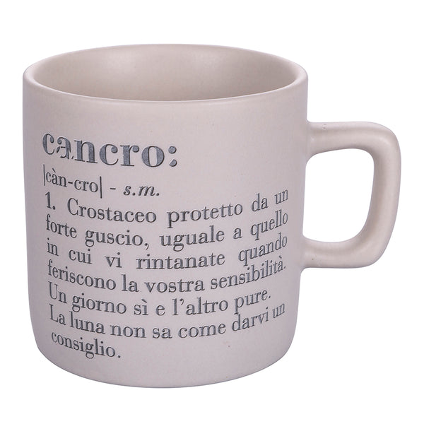 acquista Tazzina Caffè Zodiaco "cancro" Ø6x6,5 cm in Bone China VdE Tivoli 1996 Beige