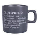 Tazzina Caffè Zodiaco "capricorno" Ø6x6,5 cm in Bone China Villa D’este Home Tivoli Grigio Tortora-2