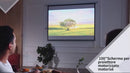 Schermo di Proiezione 100 Pollici Motorizzato Home Cinema Bianco
