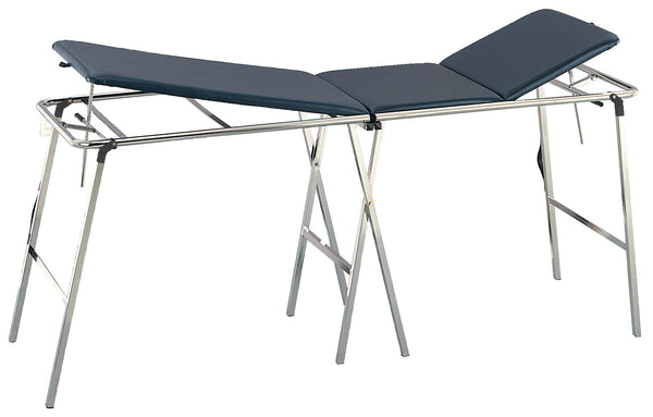 acquista Lettino da Massaggio Fisioterapia Pieghevole 2 Snodi 173x61 cm Nasti Medical Nero