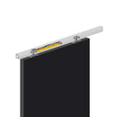 Binario per Porte Scorrevoli con Kit di Accessori 200 cm in Alluminio Emuca-5