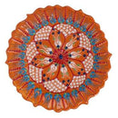 Piattino Svuotatasche Ø18xh2,5 cm in Ceramica Arancione-1