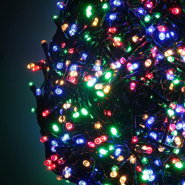Luci di Natale filo 1000 Led multicolor con controller 53m prezzo