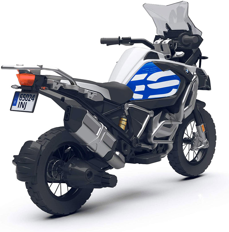 Moto Elettrica per Bambini 24V BMW R1200 GS Adventure Blu-4