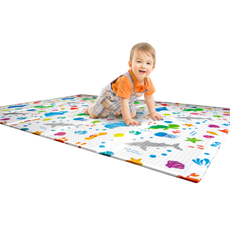 Tappeto Morbido per Bambini 200x150x1 cm Pieghevole Oceano Multicolore –  acquista su Giordano Shop