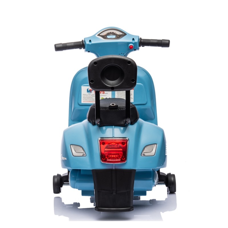 Piaggio Mini Vespa GTS Elettrica 6V per Bambini Azzurra-6