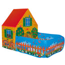 Tenda da Gioco per Bambini 150x90x110 cm con Apertura Pop-Up Garden House Multicolore-1