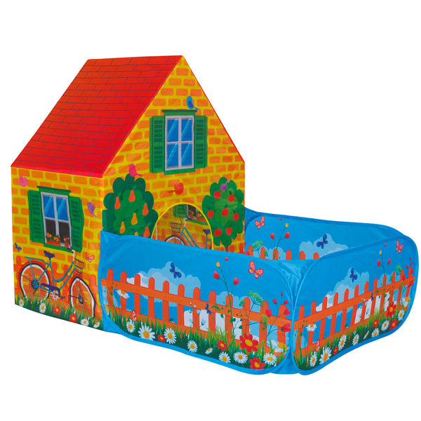 Tenda da Gioco per Bambini 150x90x110 cm con Apertura Pop-Up Garden House Multicolore prezzo