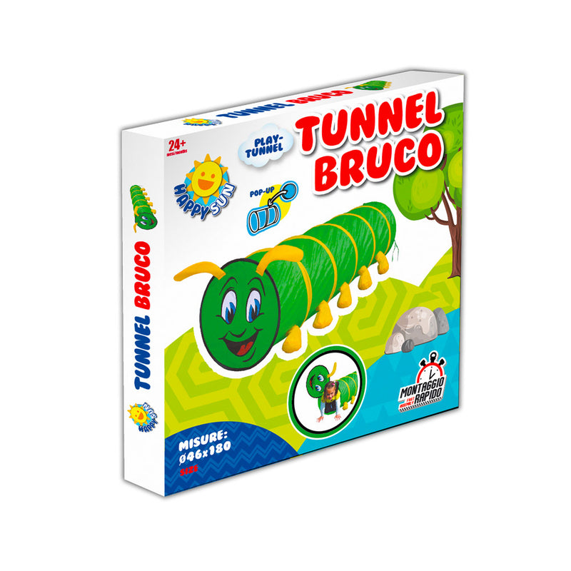 Tunnel da Gioco Ø 46x180 cm Pop-Up per Bambini Bruco Verde – acquista su  Giordano Shop