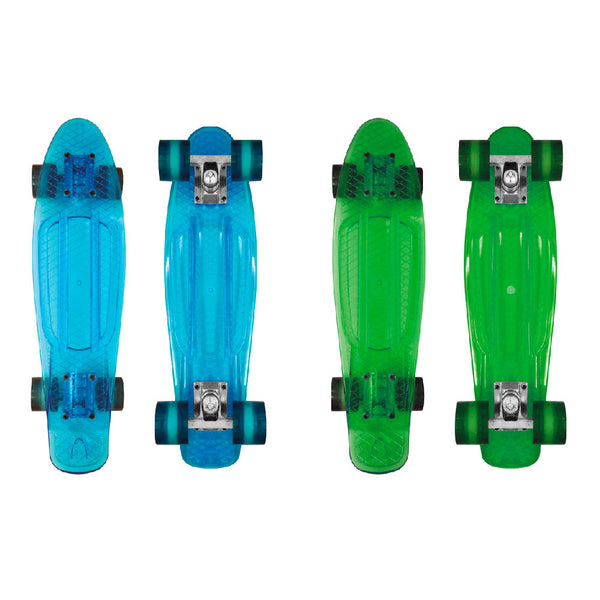 Skateboard con Tavola 57 cm in PP Vitro Blu e Verde sconto