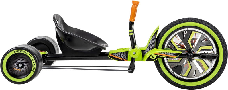Green Machine Triciclo Go Kart a Pedalata Muscolare 16’’ con Leve Verde -3