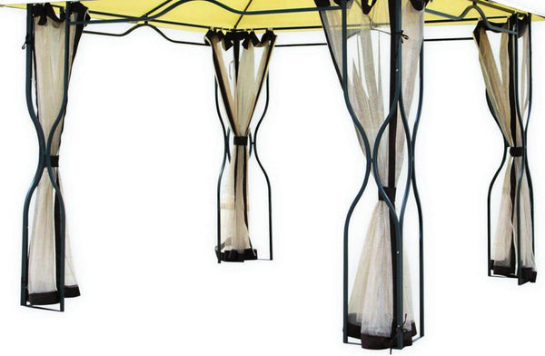 Set 4 Tende Zanzariere di Ricambio per Gazebo Colorado 3x3m Beige online