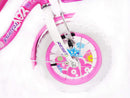 Bicicletta per Bambina 14" 2 Freni con Cestino e Borse Laterali Rosa-5