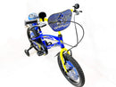 Bicicletta per Bambino 12" 2 Freni con Borraccia e Scudetto Frontale Blu-4
