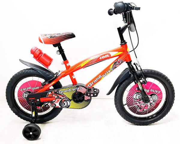 Bicicletta per Bambino 14" 2 Freni con Borraccia e Scudetto Frontale Rossa acquista