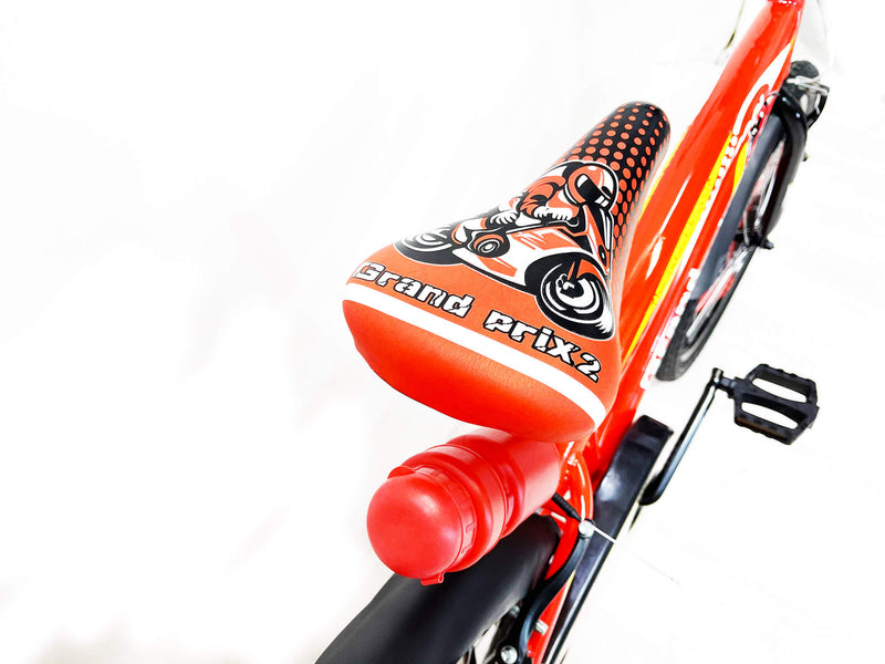 Bicicletta per Ragazzo 20" con Borraccia e Scudetto Frontale Rossa-5