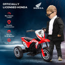 Moto Elettrica per Bambini 3 Ruote 6V con Licenza Honda CRF450RL Rosso-4
