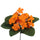 Set 6 Cespugli Artificiali di Violetta Altezza 21 cm Arancio