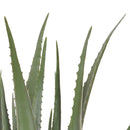 Aloe Artificiale con Vaso, 24 Foglie Altezza 70 cm Verde-4