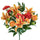 Set 2 Bouquet Artificiali Lilium/achillea 50 cm Giallo