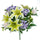Set 2 Bouquet Artificiale Lilium/achillea 50 cm Beige