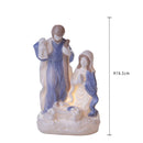 Statuina Natalizia Natività con Led 16,5 cm in Porcellana-3