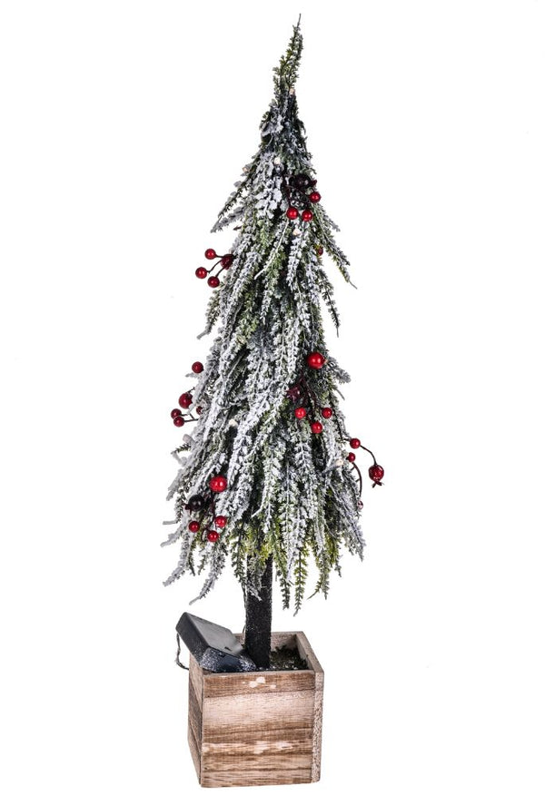 Mini Albero di Natale Decorativo con Led 65 cm Abete Verde online