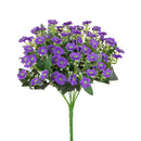 3 Bouquet Artificiale di Mini Calanchoe Altezza 30 cm Viola-1