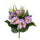 Set 3 Bouquet Artificiali di Lisiantus Altezza 32 cm Rosa