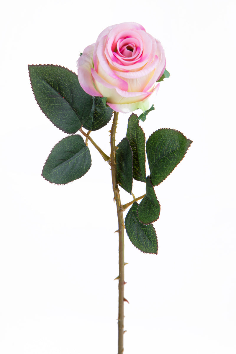 6 Rose Artificiali Boccio 65 cm Rosa-1