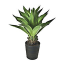 Aloe Artificiale con Vaso Altezza 90 cm Verde-1