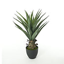 Aloe Artificiale con 27 Foglie Altezza 73 cm Verde-1