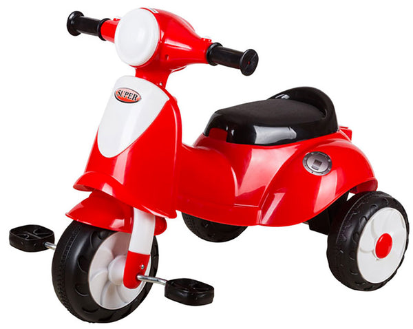 Triciclo a Pedali per Bambini Kid Joy Speedy Go Rosso sconto